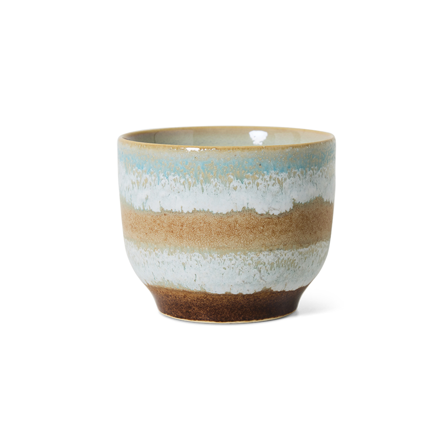70s ceramics: café cup, skyline