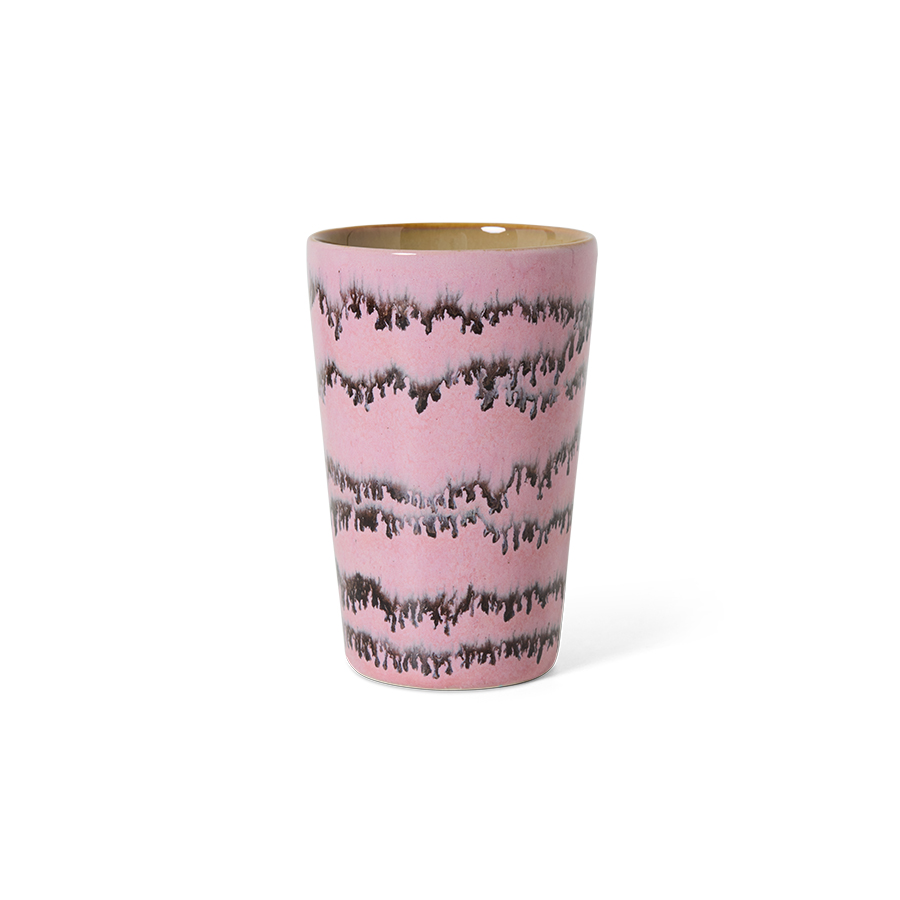 70s ceramics: tea mug, bubble