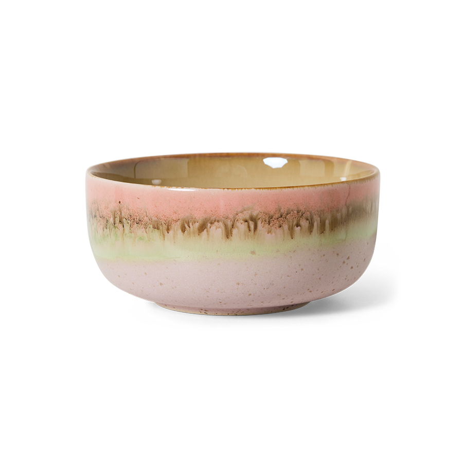 70s ceramics: dessert bowl, glaze
