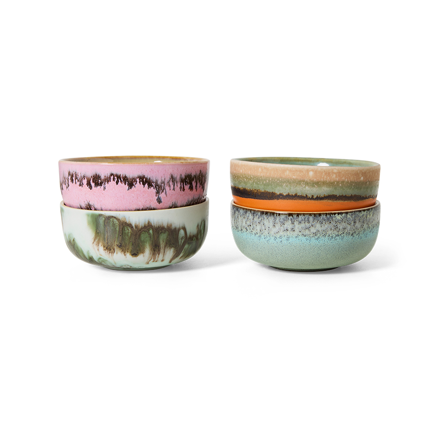 70s ceramics: tapas bowls, renaissance (set of 4)