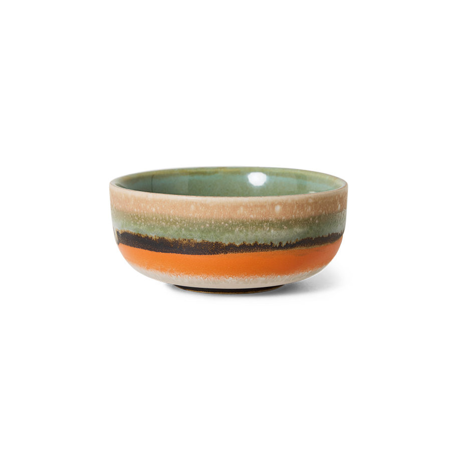 70s ceramics: tapas bowl, burst
