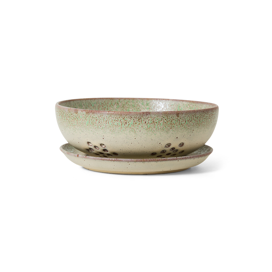 70s ceramics: berry bowl, slush