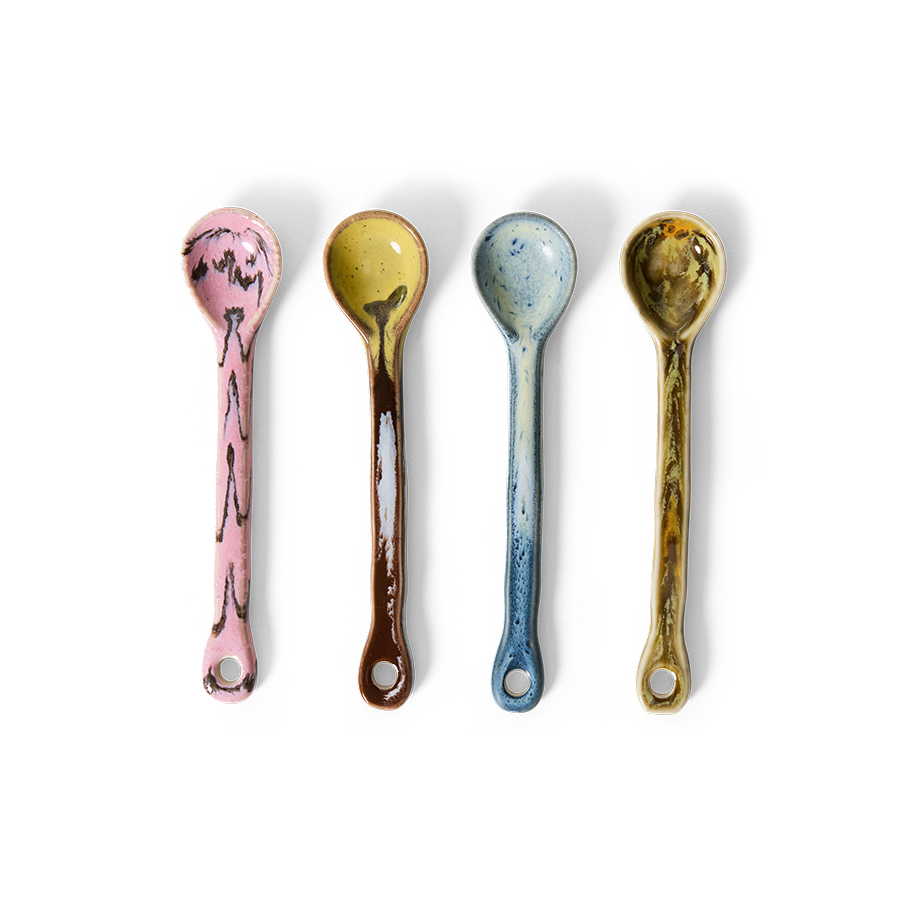 70s ceramics: spoons M, sketch (set of 4)