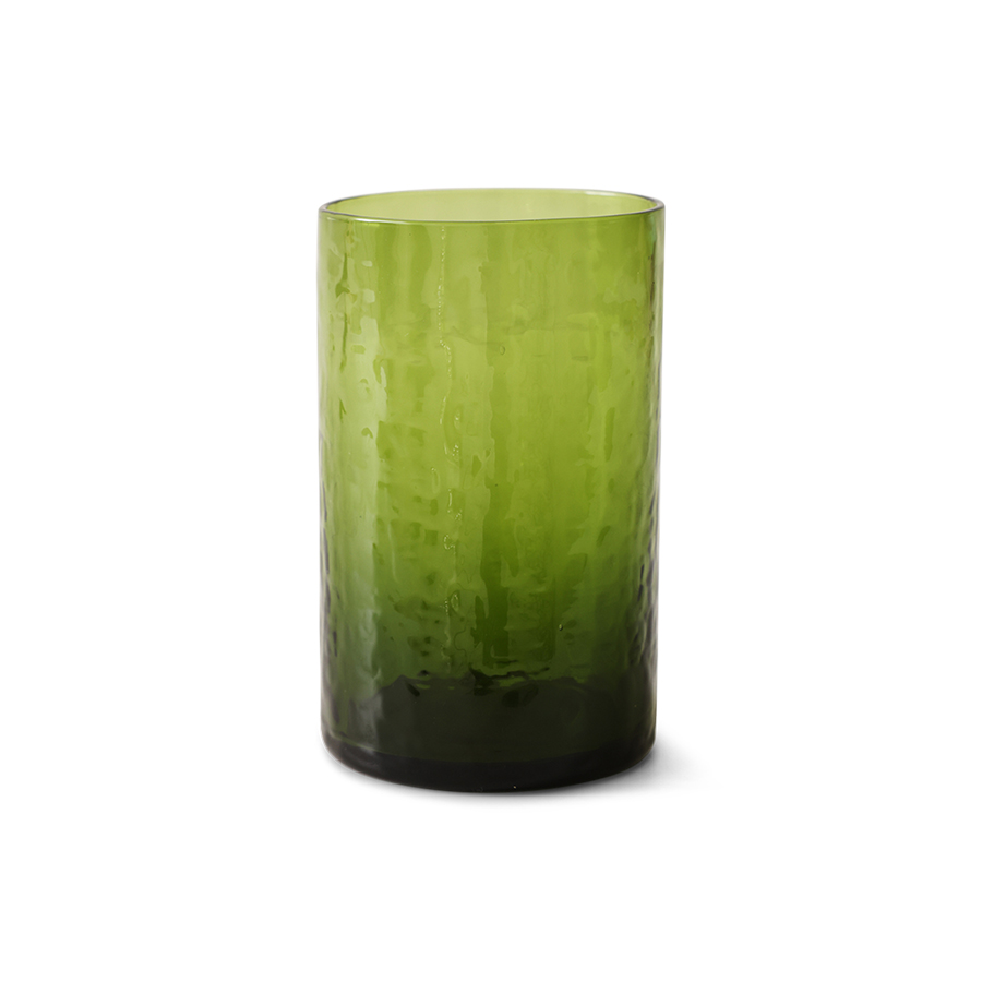Tube high glass, olive