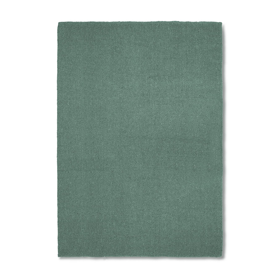 Jute rug, petrol (240x340cm)