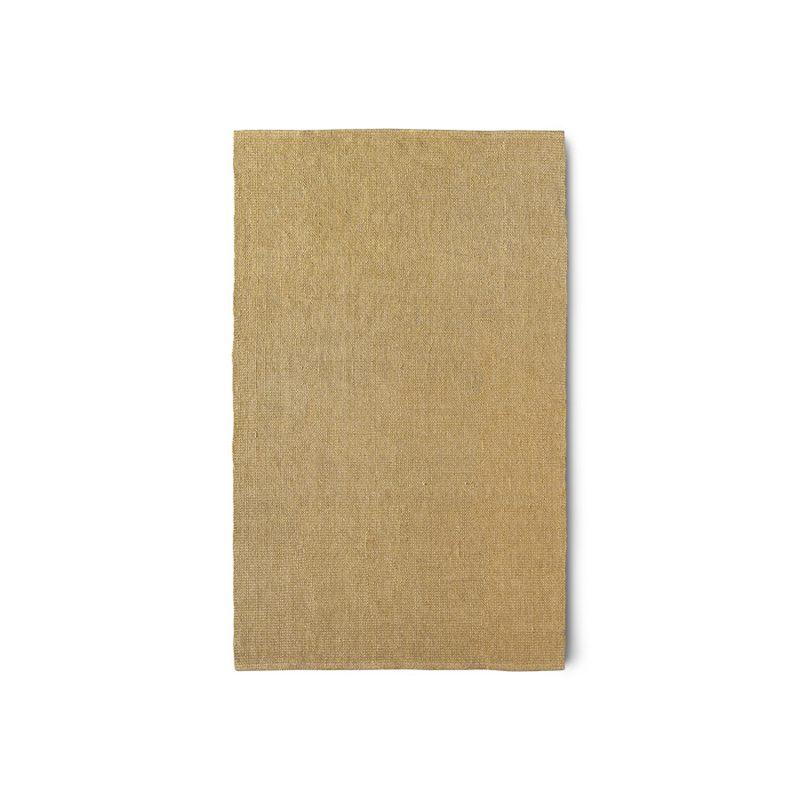 Jute rug, mustard (150x240cm)