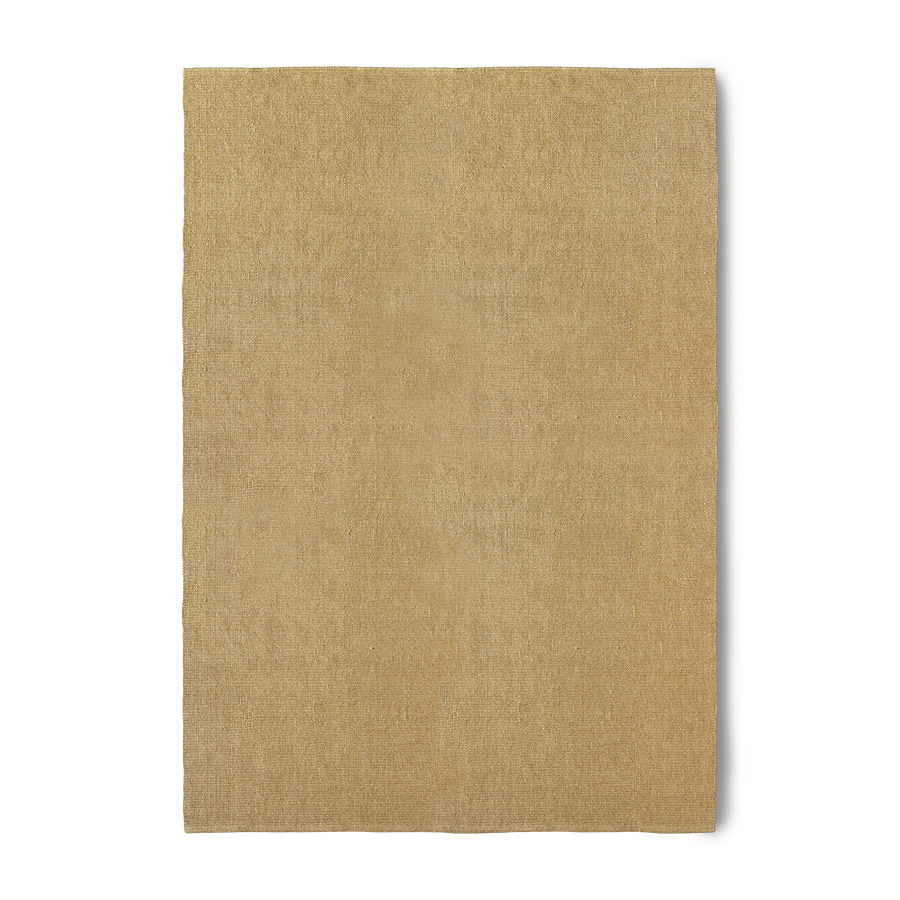 Jute rug, mustard (240x340cm)