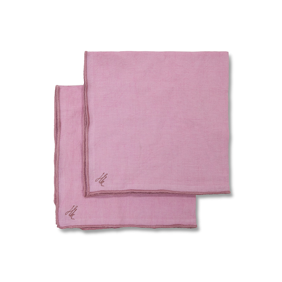 Ease napkins set of 2, rosette (50x50cm)