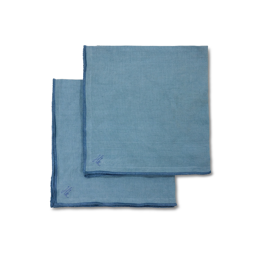 Ease napkins set of 2, mist blue (50x50cm)