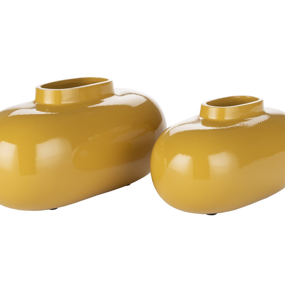 Vase Droplet M Ochre