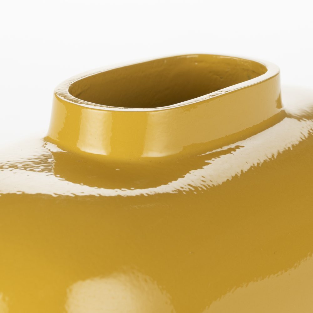 Vase Droplet S Ochre