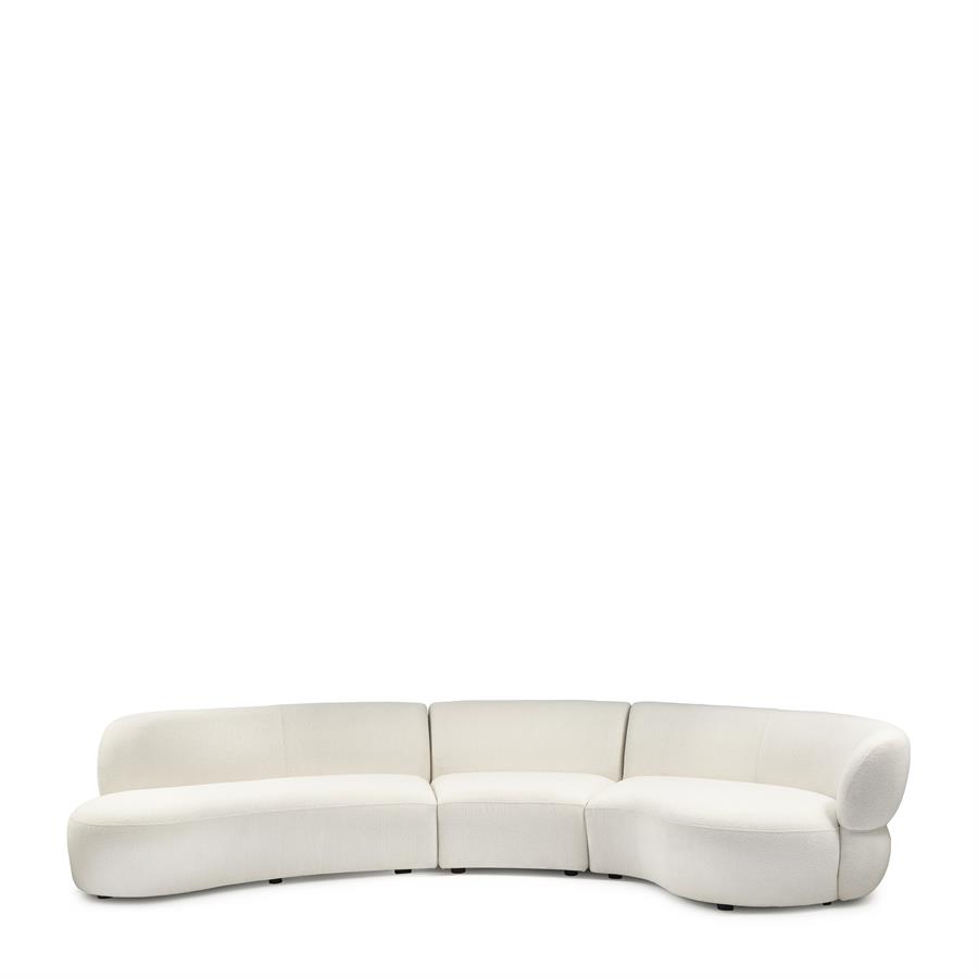 San Remo Sofa Arm Right 3,5 SiWhite