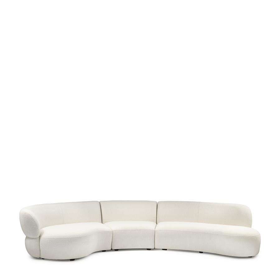 San Remo Sofa Arm Left 3,5 SiWhite