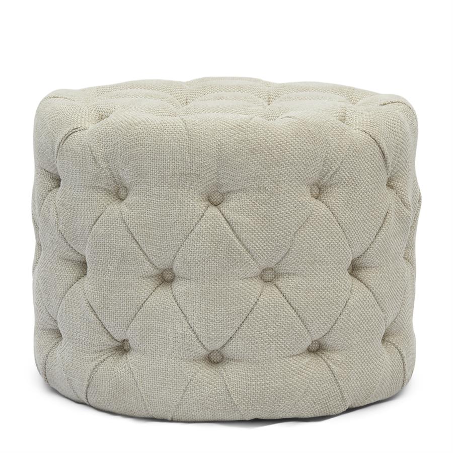 Opera Footstool Anitque White