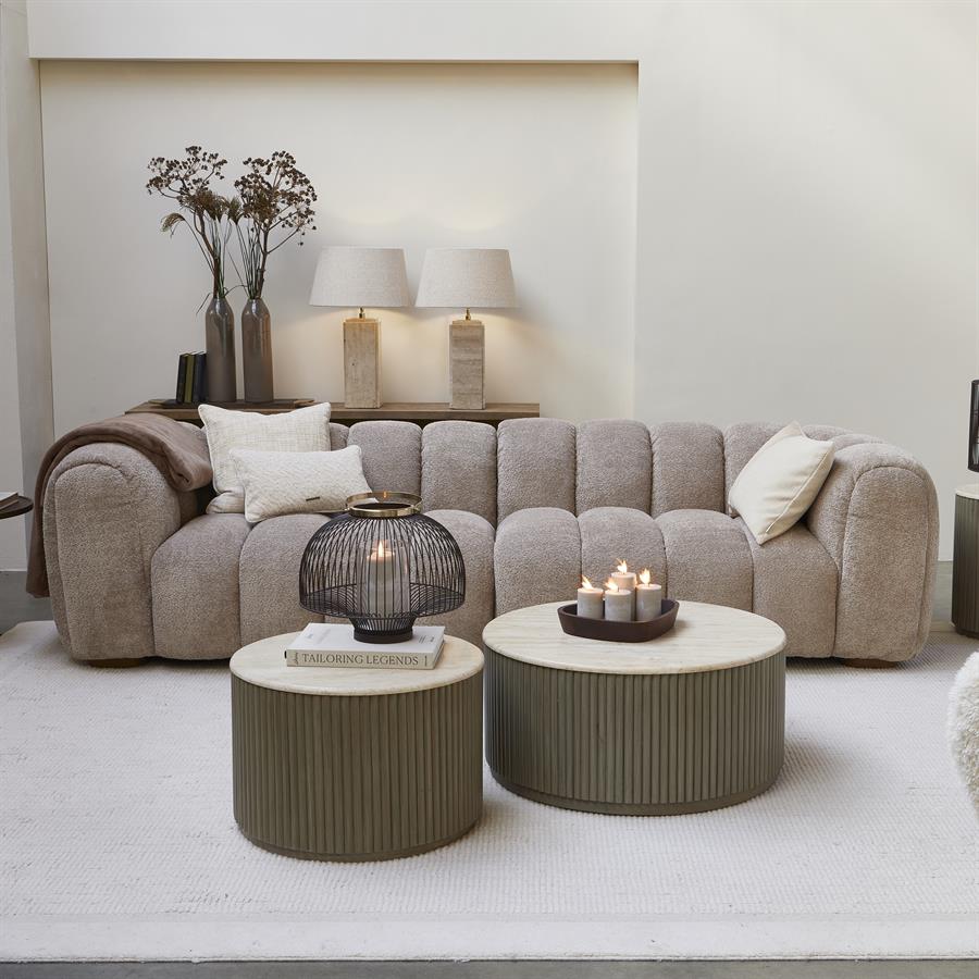 Vicenza Lounge Sofa 3,5S Taupe