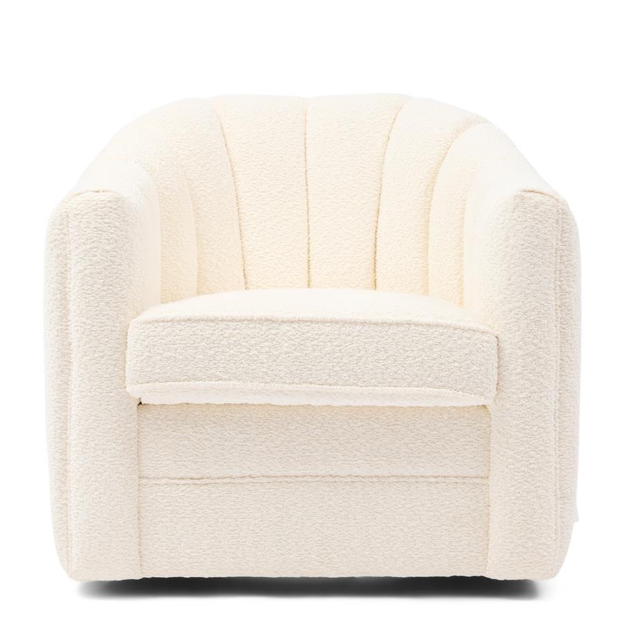 St. Lewis Swivel AC Ivory White