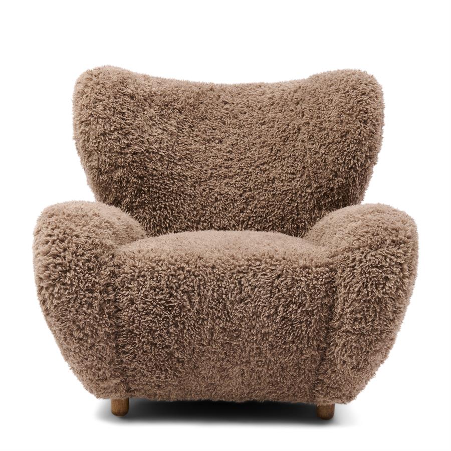 Courchevel Wing Chair RaccoonTaupe