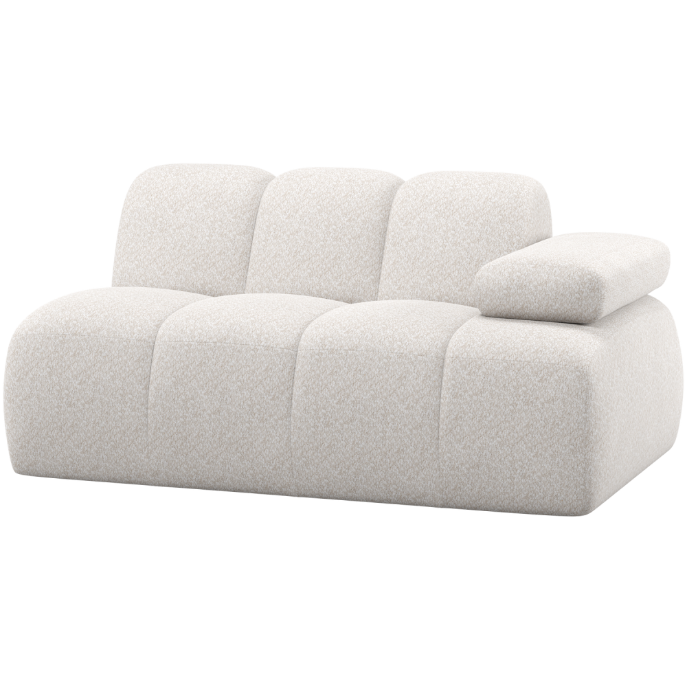 MOJO 1,5-ZITS ELEMENT ARM RECHTS WOLLIG ECRU