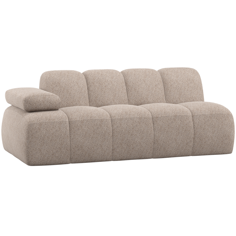 MOJO 2-ZITS ELEMENT ARM LINKS WOLLIG DONKERZAND