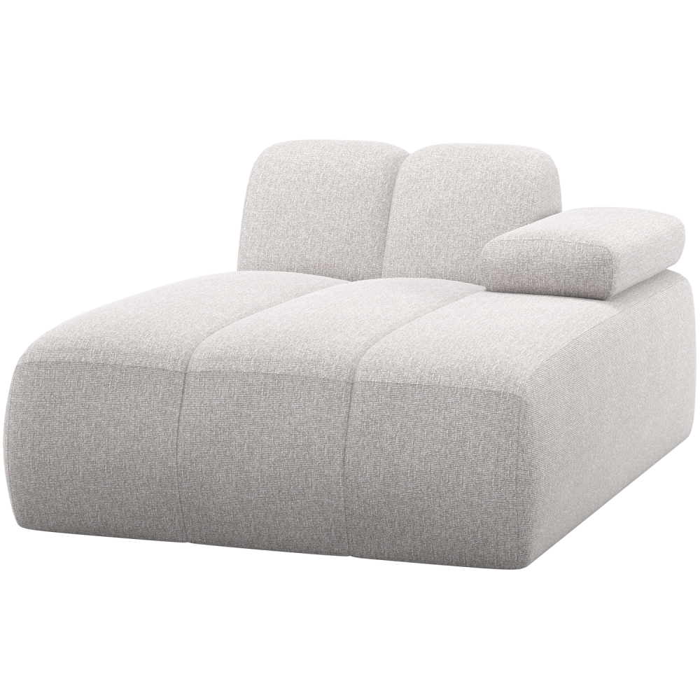 MOJO CHAISE LONGUE ELEMENT RECHTS BOUCLE ECRU MELANGE