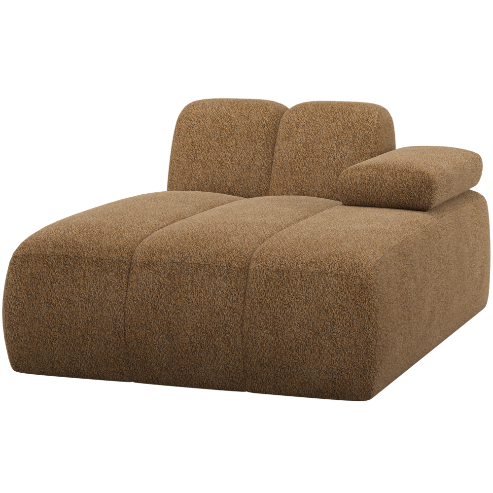 MOJO CHAISE LONGUE ELEMENT RECHTS WOLLIG HONINGGEEL