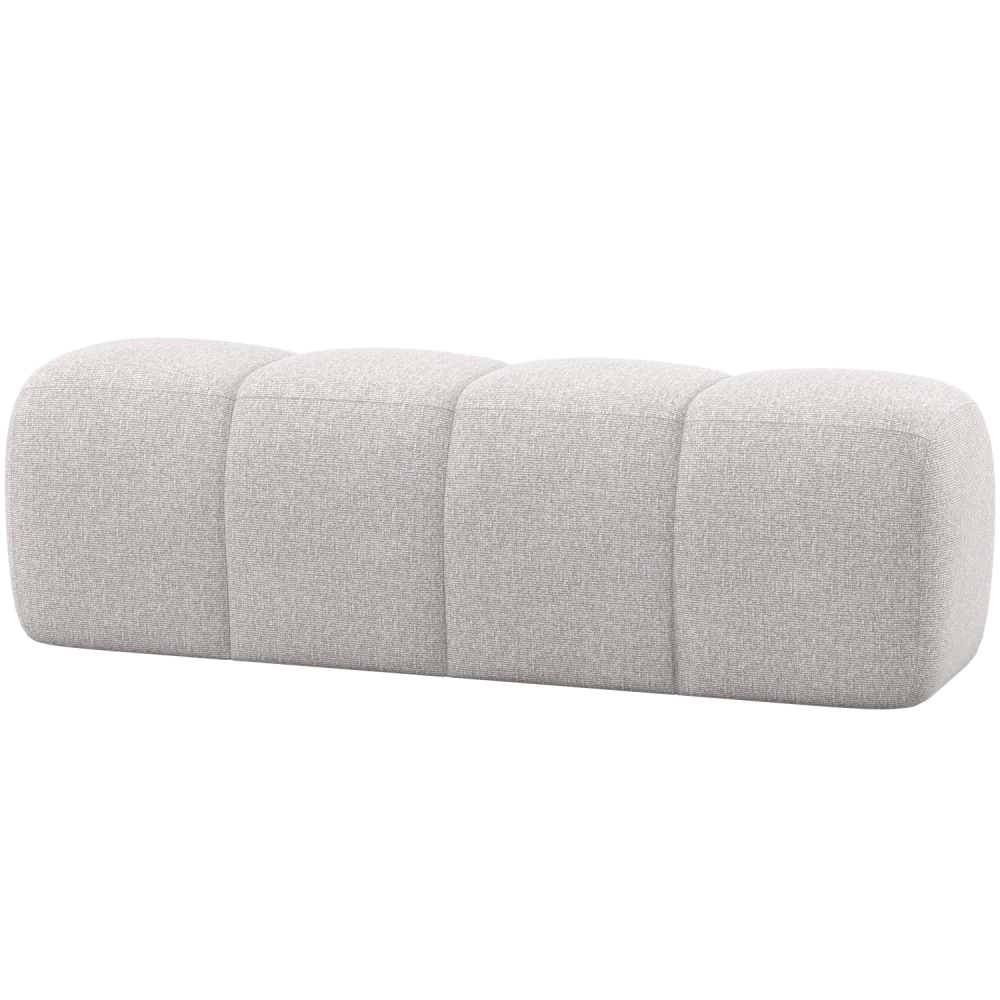 MOJO EETBANKJE 164 CM BOUCLE ECRU MELANGE