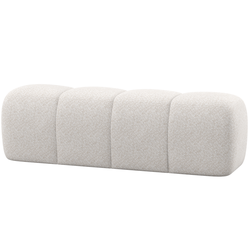 MOJO EETBANKJE 164 CM WOLLIG ECRU