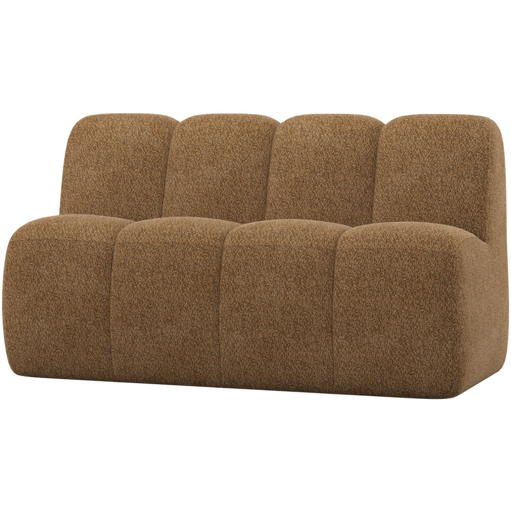 MOJO EETBANKJE 164 CM MET RUGLEUNING WOLLIG HONINGGEEL