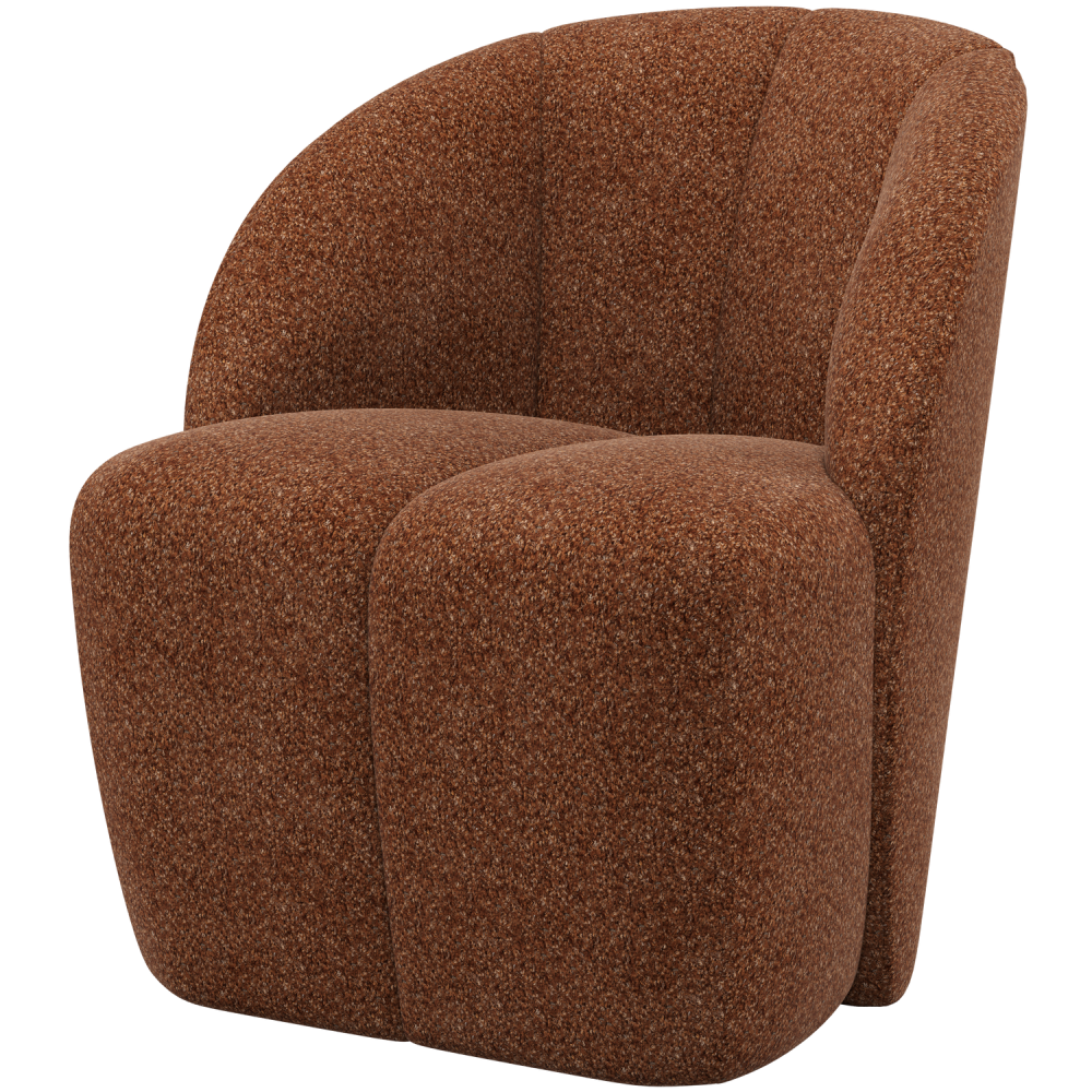 MOJO DRAAIFAUTEUIL WOLLIG ROESTBRUIN