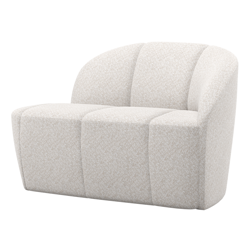 MOJO 2-ZITS BANKJE RECHTS WOLLIG ECRU