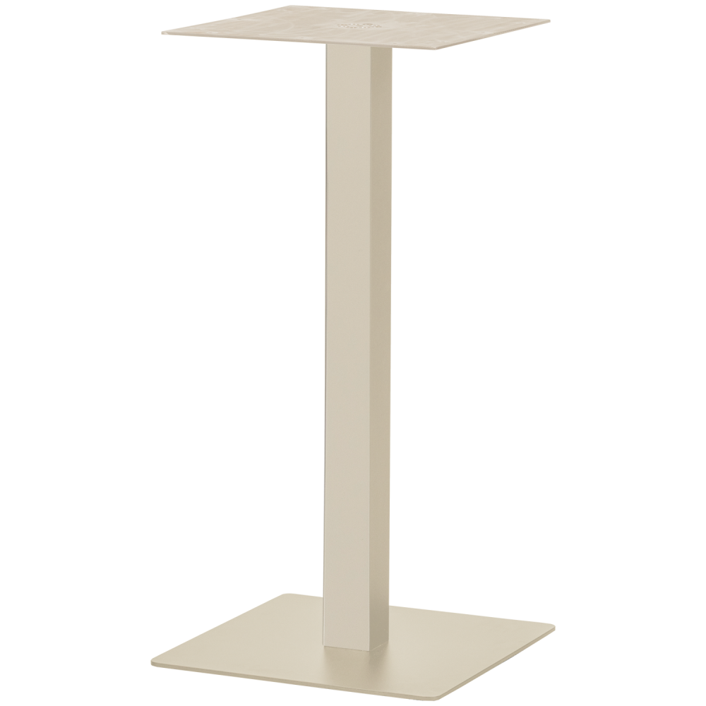 BISTRO VIERKANTE BARTAFEL POOT METAAL DAKARGRAU 105X50X50 CM