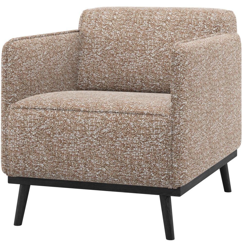 STATEMENT FAUTEUIL MET ARM LICHTBRUIN MELANGE