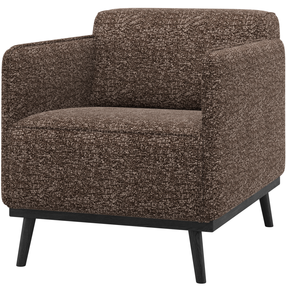 STATEMENT FAUTEUIL MET ARM BRUIN MELANGE