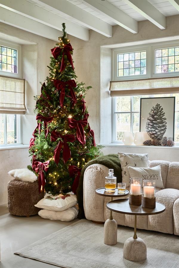 Velvet BowChristmasTreeDecoration L