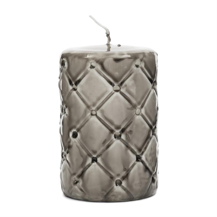 Pillar Candle Padded flax 7x10
