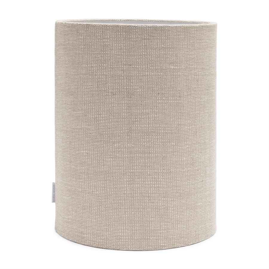 Linen Cylinder Lampshade flax 30x40