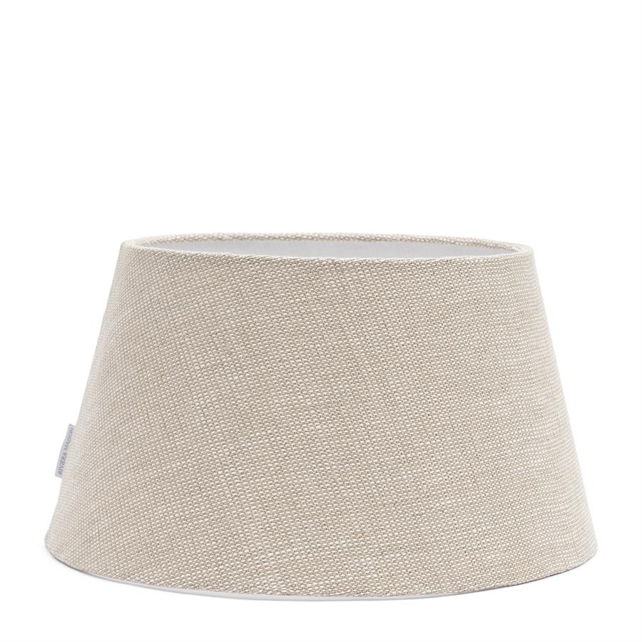 Linen Taper Lampshade flax 38x21