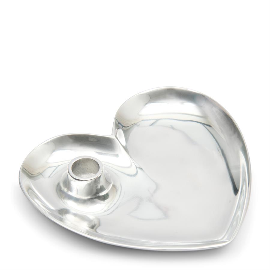 Heart Dinner Candle Holder Plate L