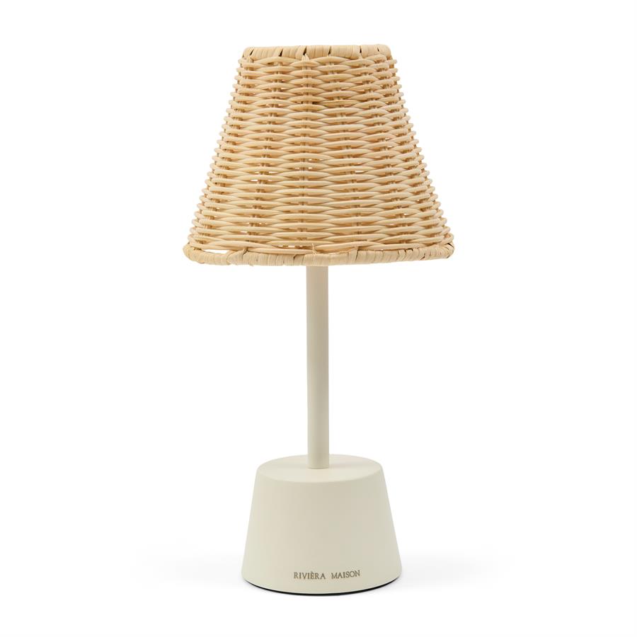 Luminee Rattan USB Table Lamp