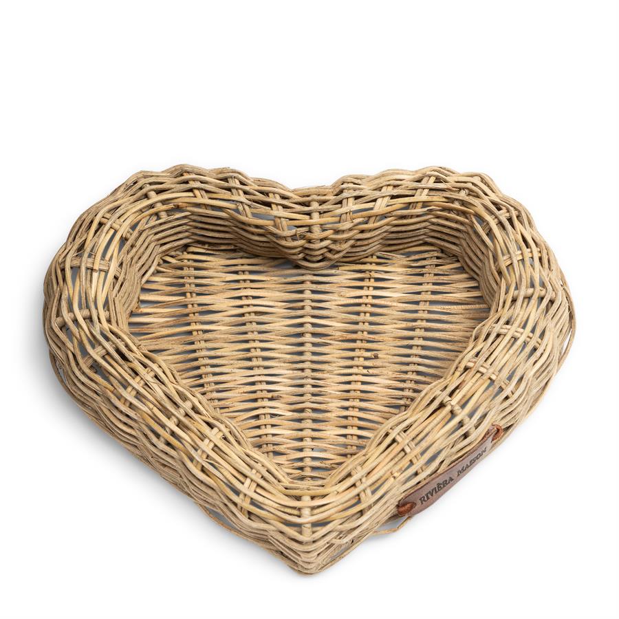 RusticRattan Loving Heart MiniTray
