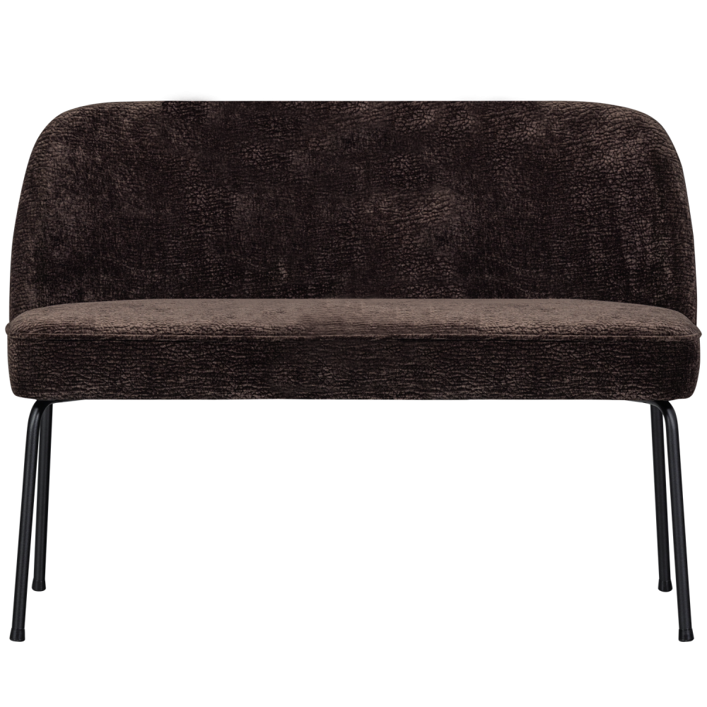 VOGUE EETBANK 3D CHENILLE DONKERBRUIN