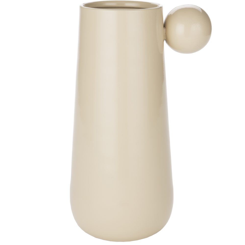 Vase Dot L Beige