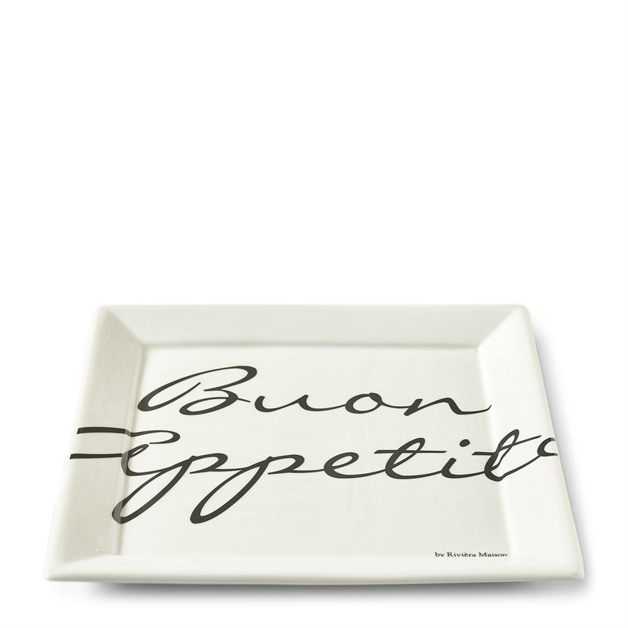Buon Appetito Square Plate 26x26