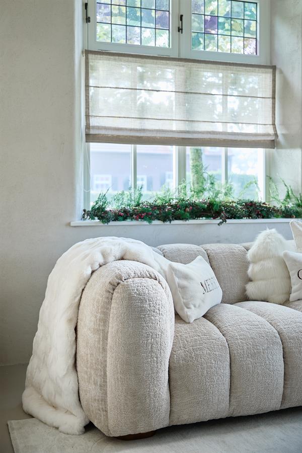 Fluffy Tree Faux Fur Box Pillow