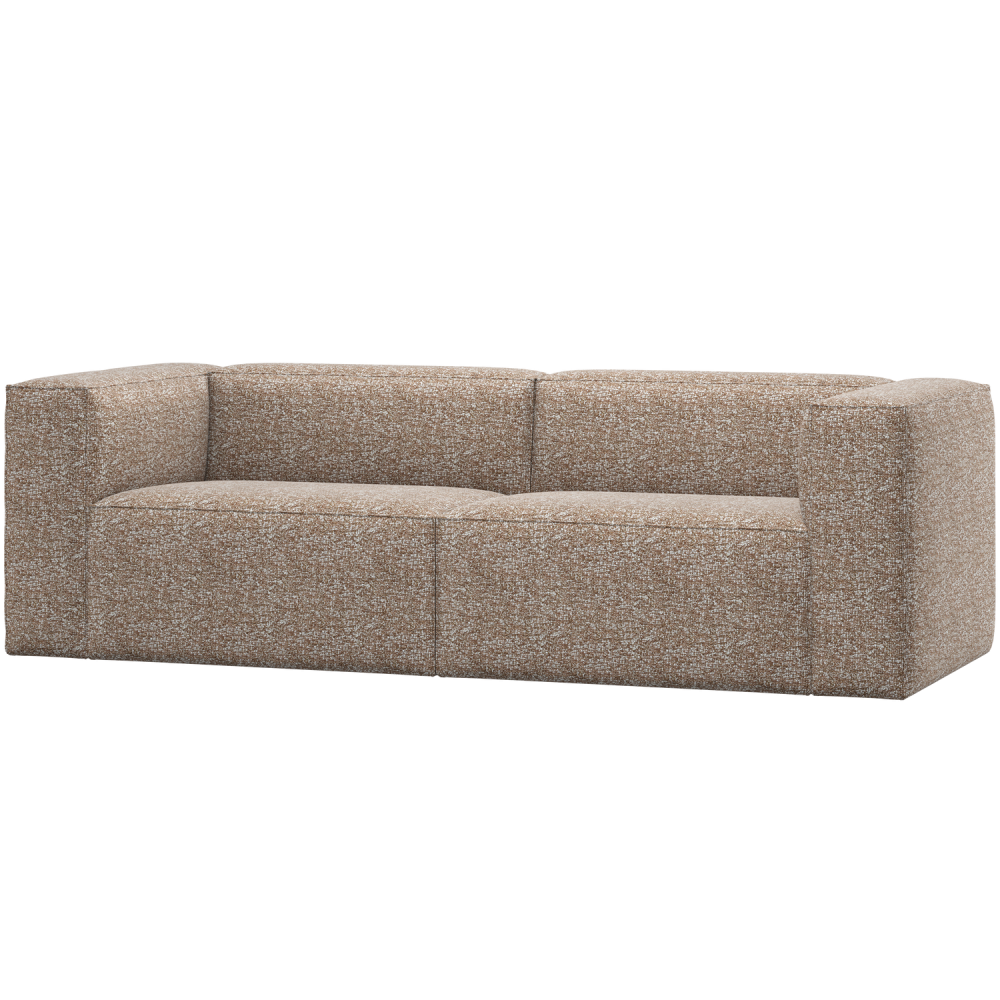 BEAN 3,5-ZITS BANK LICHTBRUIN MELANGE