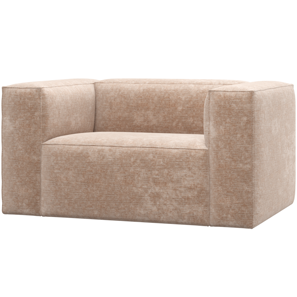 BEAN FAUTEUIL CHENILLE VELVET NATUREL