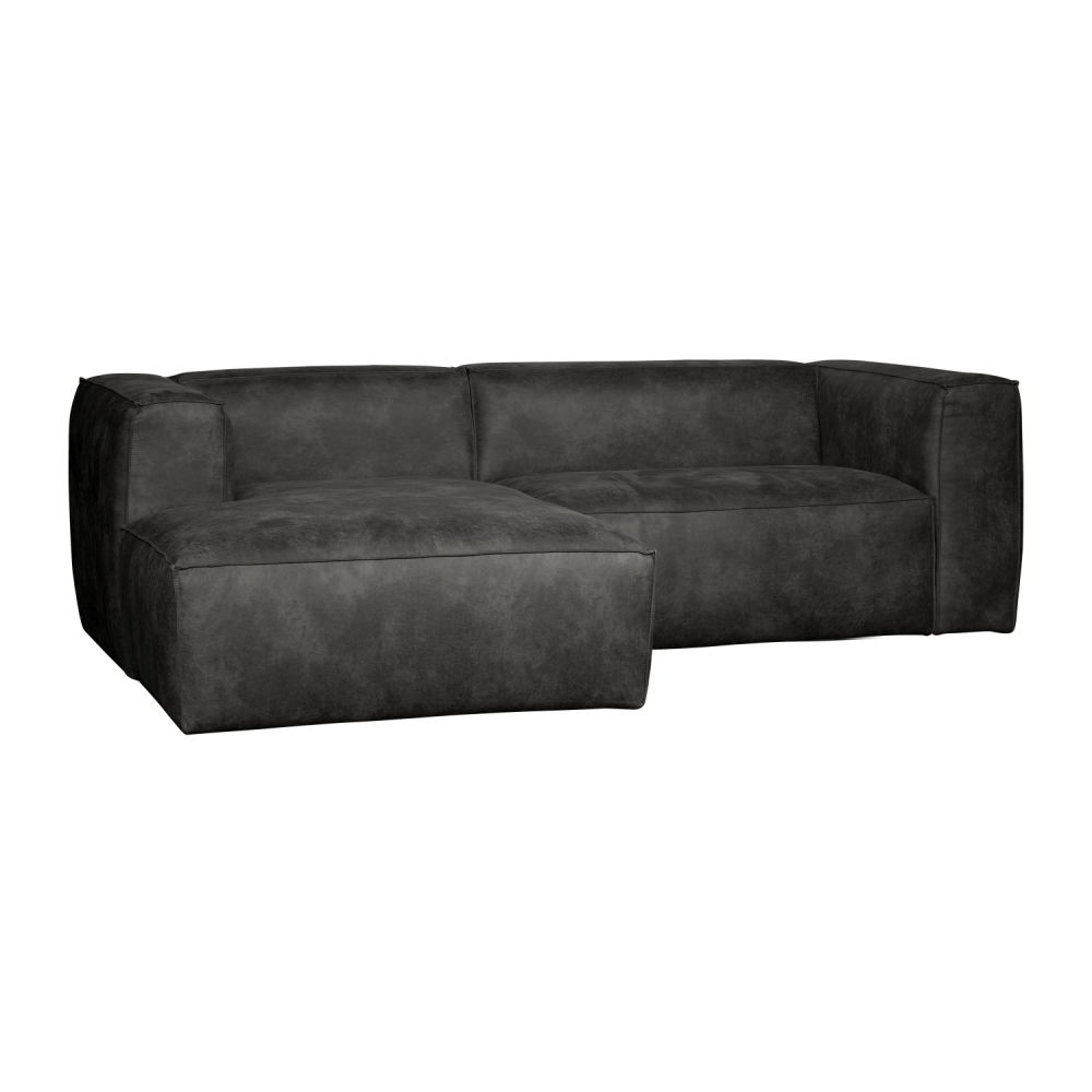 BEAN CHAISE LONGUE BANK LINKS ECOLEER ZWART