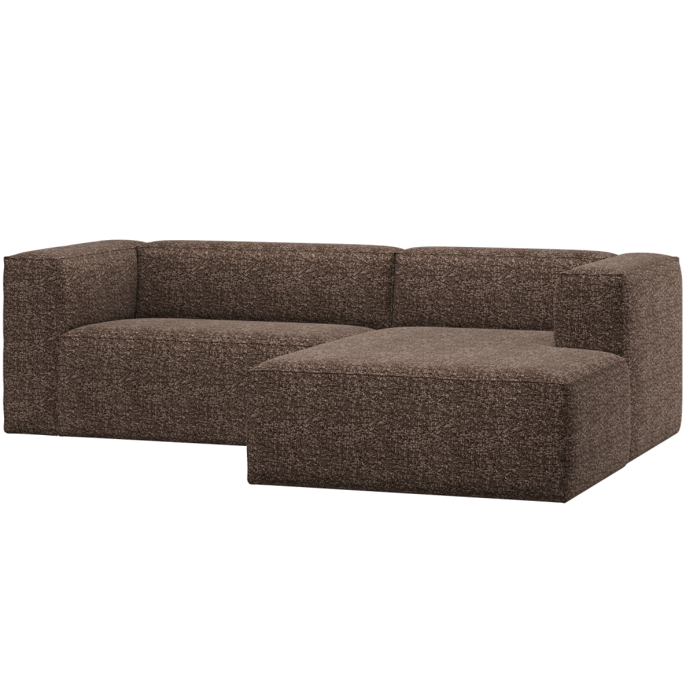 BEAN CHAISE LONGUE BANK RECHTS BRUIN MELANGE