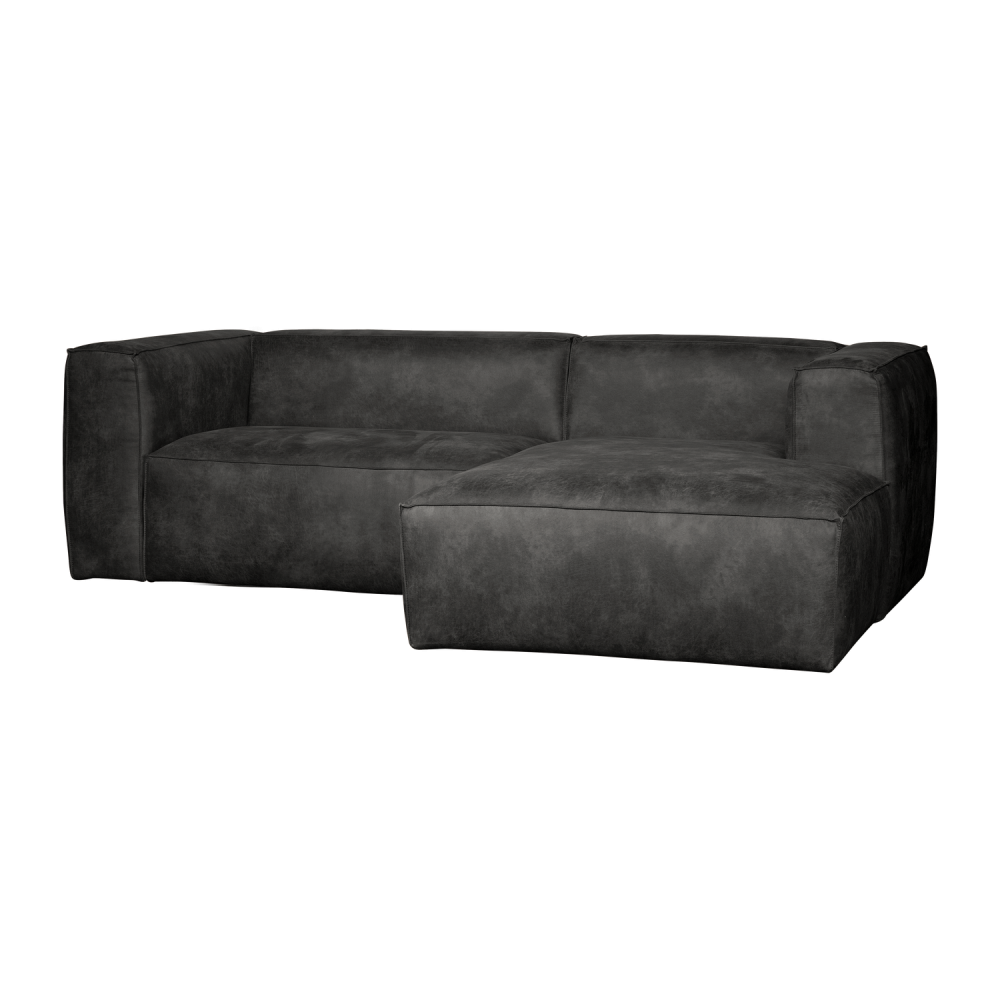 BEAN CHAISE LONGUE BANK RECHTS ECOLEER ZWART