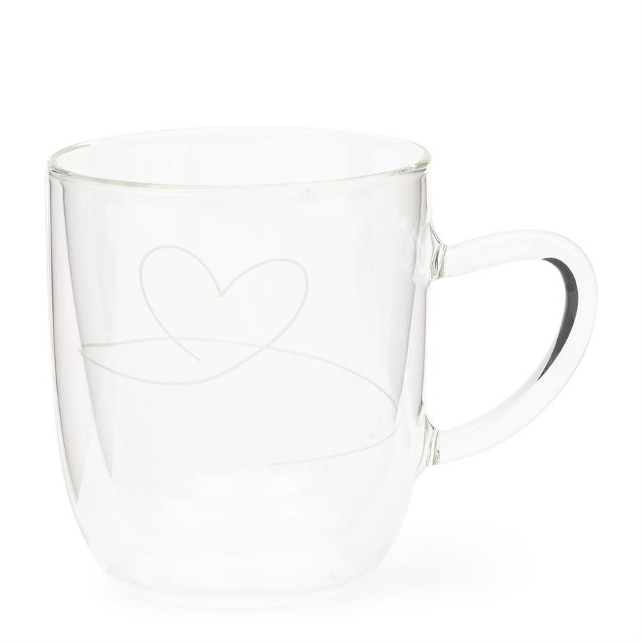 With Love Double Wall Glass M